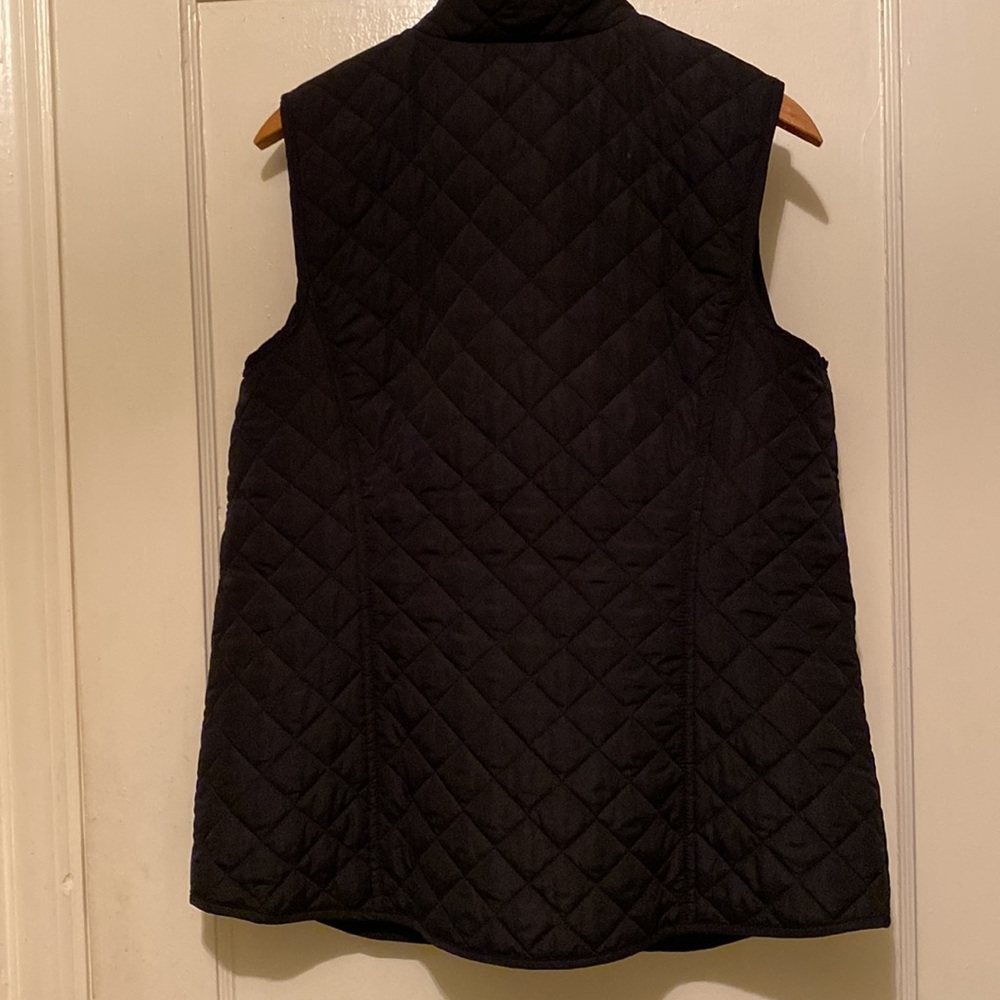 J. Jill Flat(Thin) Quilted Vest Euc - image 4